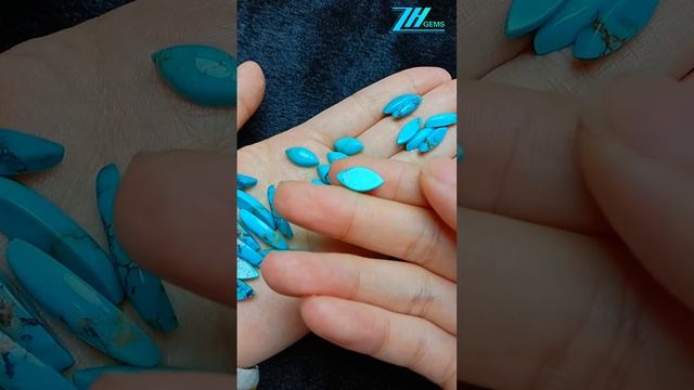 Natural turquoise Marquise beads  size 9*11mm 12*16mm 18*25mm for Jewelry Making Fashion Design