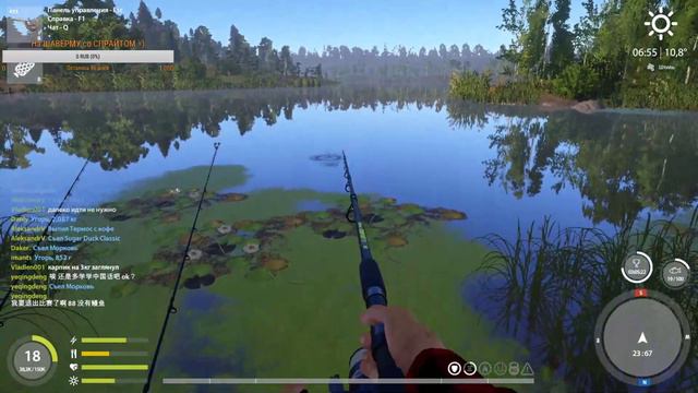Русская рыбалка 4, Старый Острог, угорь приди, новая точка пробуем Турнир с подписчиками #15 смотреть онлайн