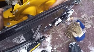 замена шпилек на снегоуборщике Чемпион