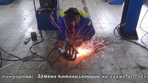 Установка катализатора на Toyota RAV4 .Установка катализатора на Toyota RAV4 в СПБ .