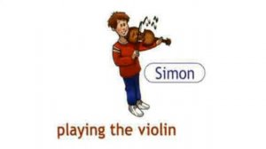 How to Pronounce Playing the violin  in British English