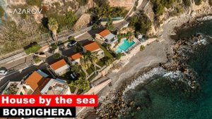 For sale a house with a private beach in Liguria