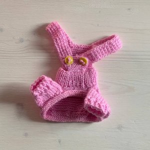 Брюки-паркет для собак спицами.