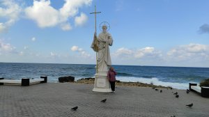 Памятник Андрею Первозванному и храм его имени 10 10 2022