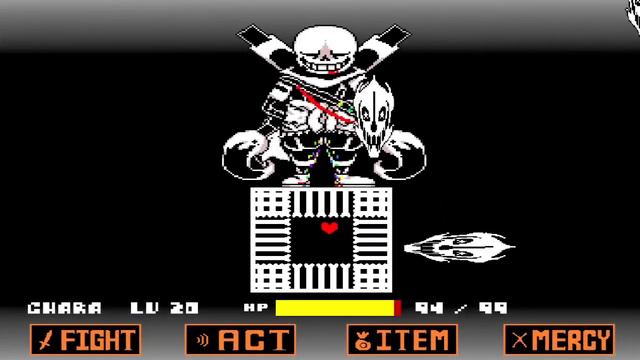 Undertale Ink Sans Phase 3 SHANGHAIVANIA | Undertale FanGame смотреть онлайн