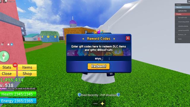 *NEW* ALL WORKING CODES FOR BLOX FRUITS IN 2024! ROBLOX BLOX FRUITS CODES смотреть онлайн