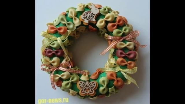 Очаровательные поделки из макарон своими руками