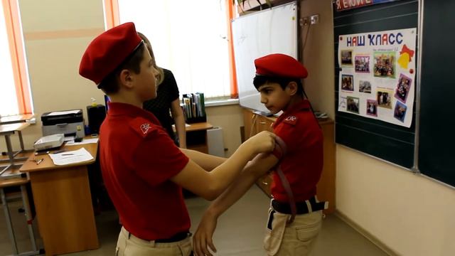 Юнармейский класс 5ю, классный руководитель Атаньязов Р.А. смотреть онлайн