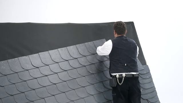 Виды кладки сланца: универсальная кладка (Universal Deckung) смотреть онлайн