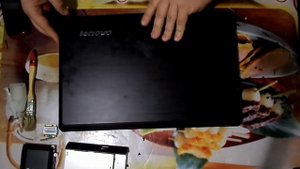 Разборка и чистка ноутбука lenovo G580  часть 1