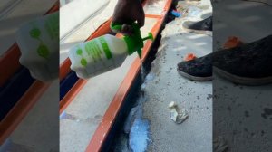 Грунтование и заливка конвекторов.Смесь Юнис гараж