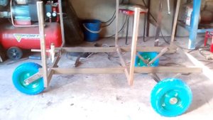 Самодельная трехколесная тачка