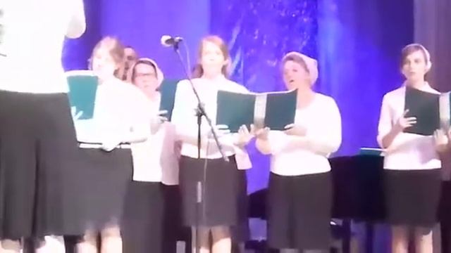 Хор с.Солнцевки в Омском храме лютеранской церкви(1)
