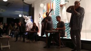 Русские уличные музыканты в Мюнхене