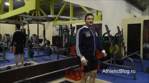 Шраги с гантелями. Обучающее видео