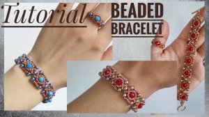 Мастер-класс: Браслет из бисера и бусин | Tutorial: A bracelet made of beads and beads