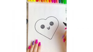 Как нарисовать веселое Сердечко Рисунки для срисовки Легкие и красивые Простые рисунки