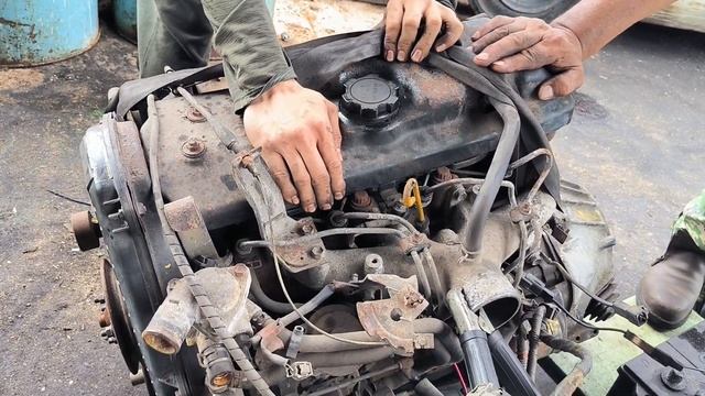 Toyota Dyna 5L 3.0-liter Diesel Engine Start Up смотреть онлайн