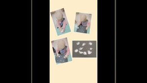 В группе "Зайчата" прошла нетрадиционная аппликация на тему "Белый снег пушистый"