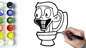 Como dibujar a Skibidi Toilet 73 part 2 | How to draw a Skibidi Toilet 73 part 2