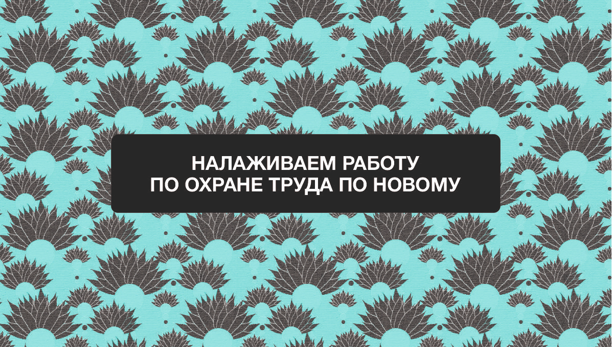 Вебинар: "Налаживаем работу по охране труда по-новому"