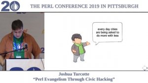 Joshua Turcotte - "Perl Activism Through Civic Hacking"