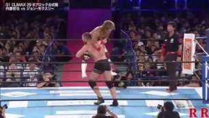 NJPW G1 Climax 29 Day 10 Tetsuya Naito vs Jon Moxley highlights