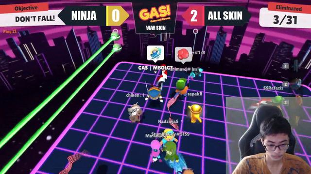 MABAR BLOCK DASH ONLY WAR SKIN SEBELUM PERGI STUDY TOUR! - Stumble Guys #blockdash #stumbleguys