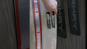 Защитные накладки верхней части заднего бампера Toyota Camry V70 (с 2018 г.в.)