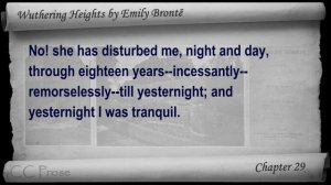 Chapter 29 - Wuthering Heights by Emily Brontë