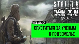 сталкер тайны зоны История Стрелка пролог Спуститься за ученым в подземелье как Обезвредить мину