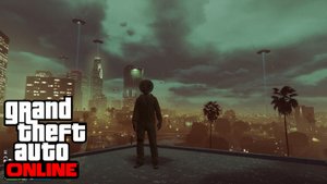 GTA online вторжение НЛО, хэллоуин, приколы, обновление, инопланетяне, тыква (GTA 5)