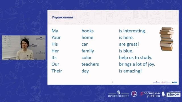Английский язык Притяжательные местоимения Практика