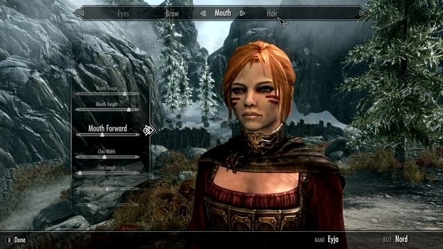 Skyrim (Legendary Edition) - Beautiful Female Nord Character Sliders