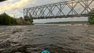 Река Волчья, сплав на сапе, пороги в Лосево 2024