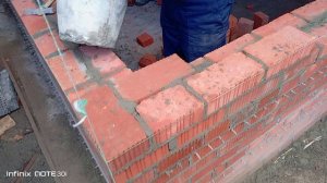 устройство кирпичной кладки стен 250мм