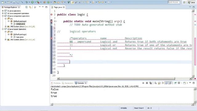 09 java logical operators