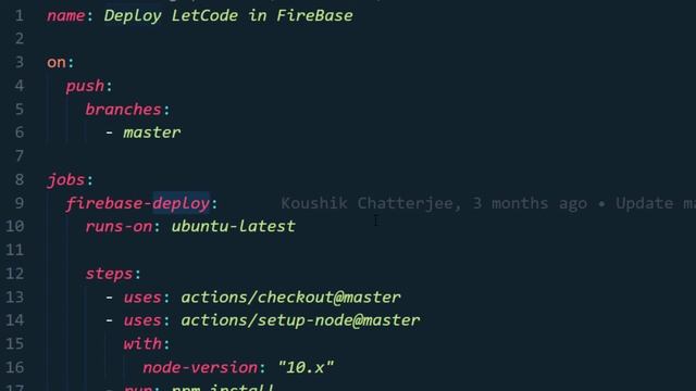 GitHub Action | Deploy Angular Project in FireBase | CI/CD | LetCode