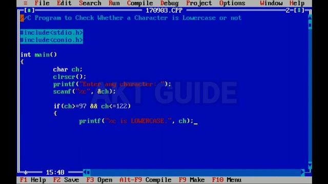 C Program to Check Whether a Character is Lowercase or not//lowercase//akt guide смотреть онлайн
