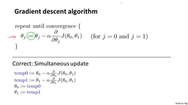 1.2.5 Gradient Descent by Andrew Ng смотреть онлайн