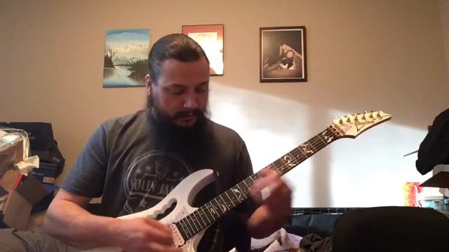 Orange micro terror with mooer GE200 Ibanez Jem7V смотреть онлайн