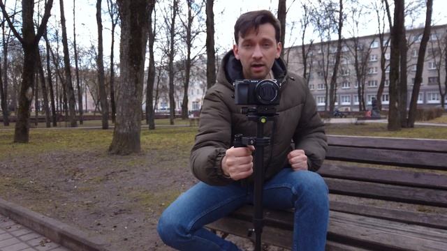 Стабилизатор для камеры \ стедикам механический. Как настроить? ТЕСТ. Stedycam смотреть онлайн