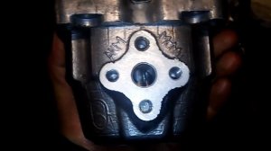 Шестеренчатый насос (изменение вращения)