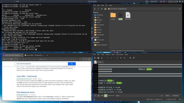 Linux Mint Cinnamon 20.2 - eps 6 - Adding Bspwm - polybar - sxhkd and more смотреть онлайн