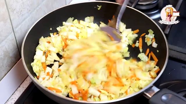 РИС с ОВОЩАМИ: морковь, лук, капуста. Гарнир из риса из серии «проще не бывает» смотреть онлайн