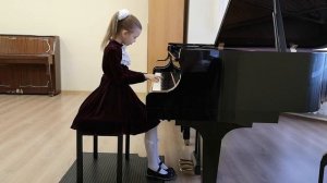 С. Прокофьев. Марш. Исполняет Елизавета Перова, 7 лет. Преподаватель Крекнина Наталия Петровна