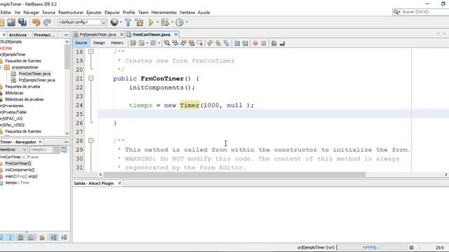 Timer o Teporizador con JFrame смотреть онлайн