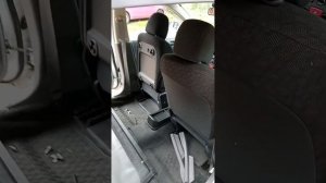 установка сидений на Nissan AD часть 4