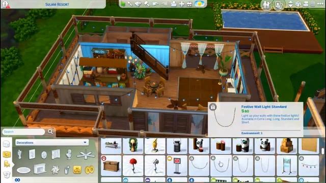 OHAN'ALI RESORT ?? The Sims 4: Island Living || Speed Build (No CC) смотреть онлайн