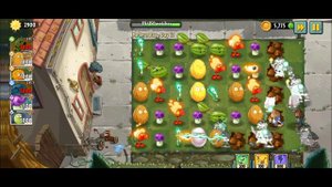PVZ 2, последняя карта Modern day, 13 уровень